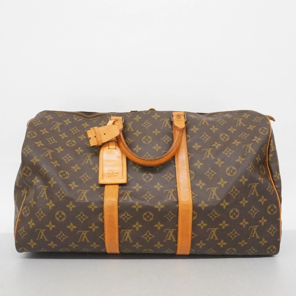 LOUIS VUITTON Brown Monogram Keepall 50 Boston Bag - Picture 14 of 14